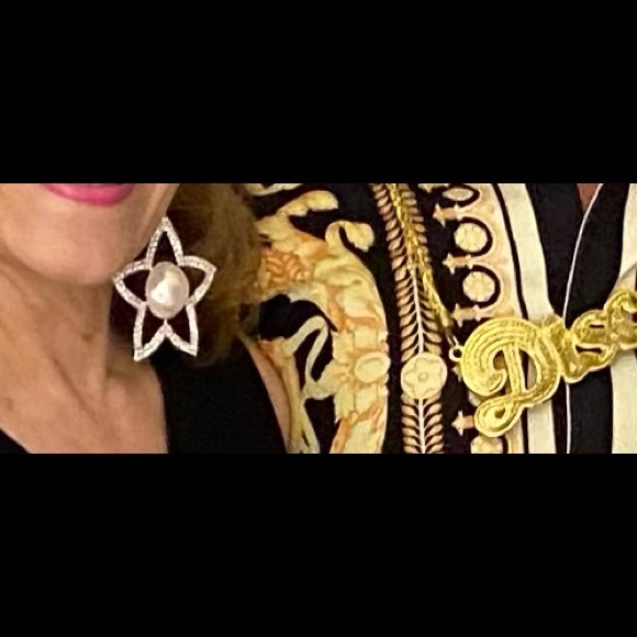 Disco Style Earrings - Picture 2 of 7